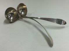 ABERDEEN: A Scottish silver toddy ladle.