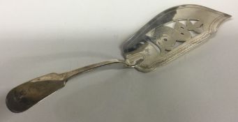 EDINBURGH: A Scottish silver fish slice. 1812.
