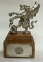 A good silver figure of a dragon to commemorate the bicentenary of 1773 - 1973.