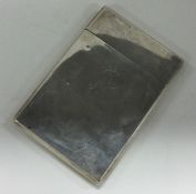 WANG HING: A Chinese export silver card case.