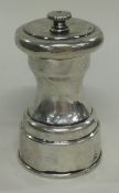 A silver pepper grinder. London 1903.