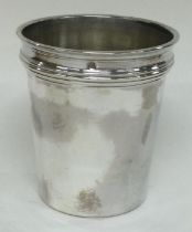 A French silver beaker. Circa 1900.