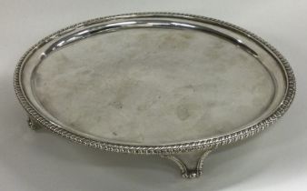 A Georgian silver teapot stand. London 1803. By Timothy Renou.