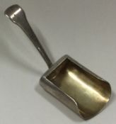 A silver caddy spoon. Birmingham 1809. By Samuel Pemberton.