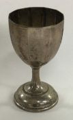 A Continental silver egg cup. Marked to base.