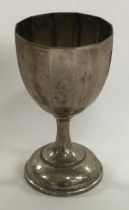 A Continental silver egg cup. Marked to base.