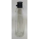 A small silver mounted tapering bottle.