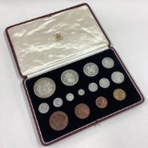 A cased 1937 Specimen coin set.