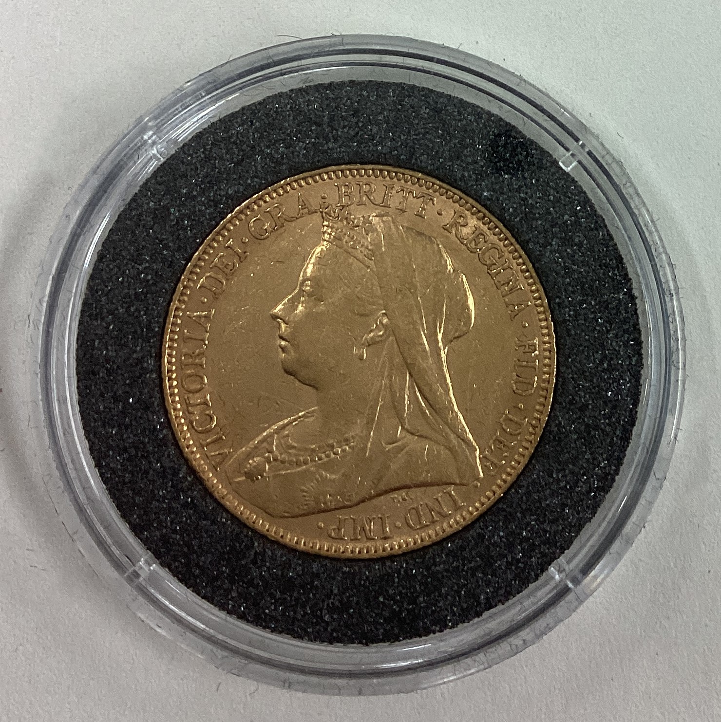 An 1898 gold Full Sovereign coin. - Image 2 of 2