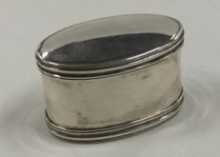 PETER, ANN & WILLIAM BATEMAN: A fine George III silver nutmeg grater. London 1800.