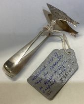 An unusual pair of sardine tongs. Sheffield 1905.