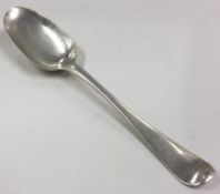 A silver tablespoon. London 1736. By Phillip Roker.
