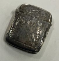 CHESTER: A silver vesta case. 1909.