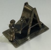 An Antique Dutch silver miniature.