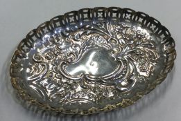 CHESTER: A pierced Victorian silver dish. 1897.