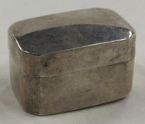 A George III silver nutmeg grater.