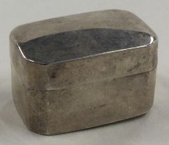 A George III silver nutmeg grater.