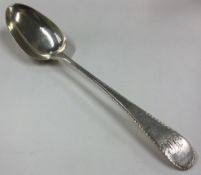 A bottom marked silver tablespoon.