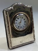 CARRS: A silver clock on stand. London 1994.
