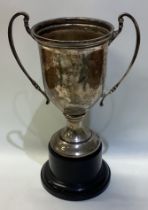 A small silver two-handled trophy cup. Birmingham.