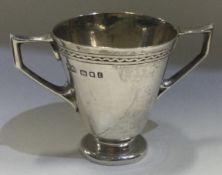A fine silver two-handled cup. London 1921. By Mappin & Webb.