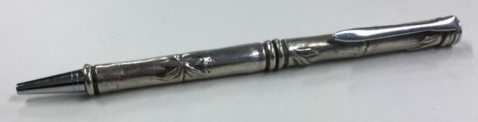 A silver mounted pencil.