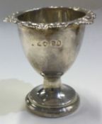 A Georgian silver egg cup. London 1809.