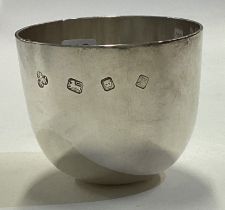 A contemporary silver tumbler cup. London 1972.