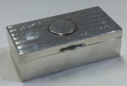 An 18th Century Continental silver stamp box.