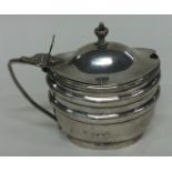 A Georgian silver mustard pot with BGL. London 1806.