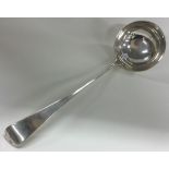 An 18th Century Georgian silver soup ladle. London 1799.