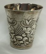 EDINBURGH: A William IV Scottish silver beaker. 1833. By Marshall & Sons.