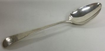 A large crested silver tablespoon. London 1803.