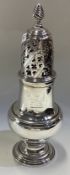 A large George III silver sugar caster. London 1761.
