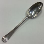 An 18th Century Georgian silver spoon.