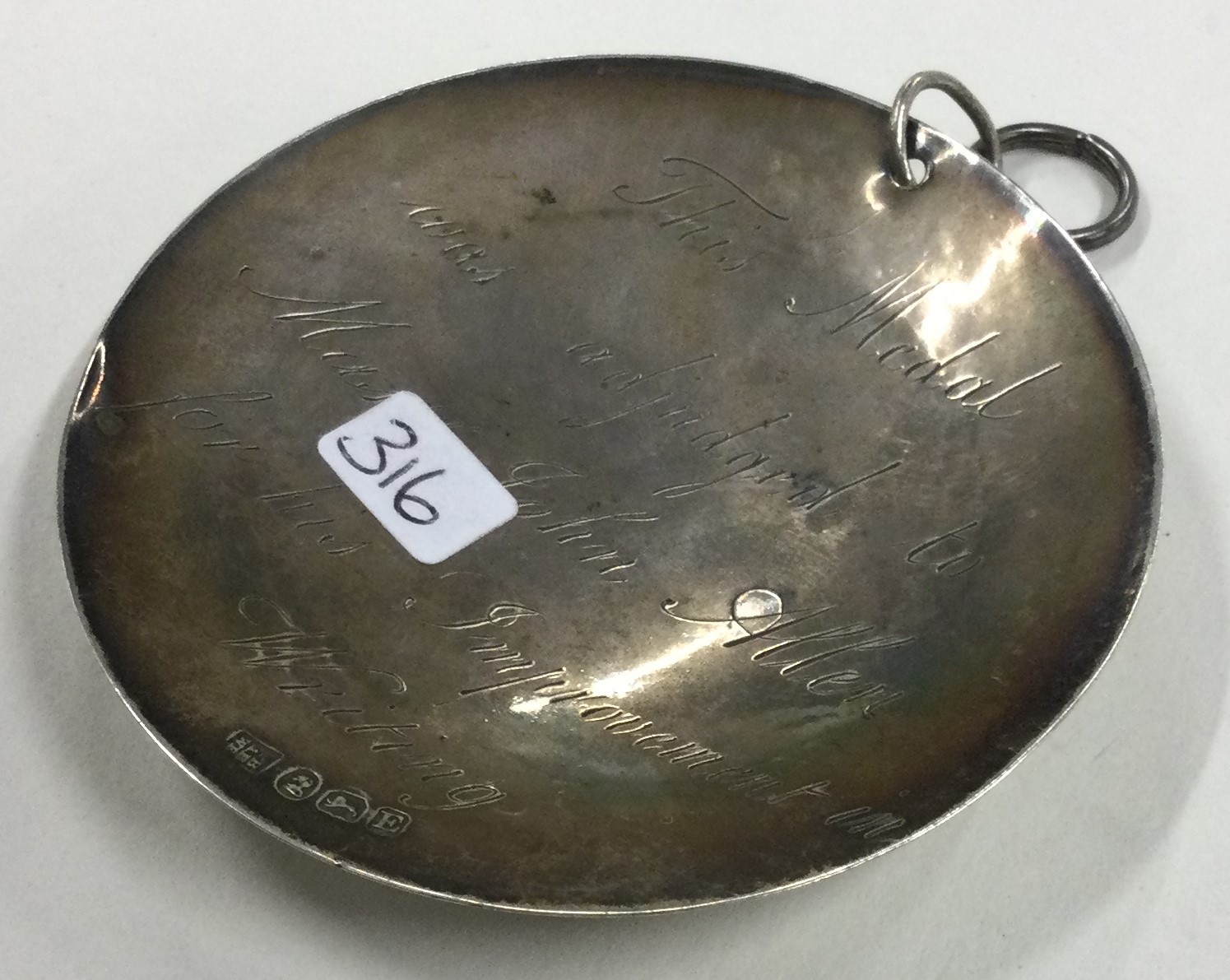 PETER, ANN & WILLIAM BATEMAN: A George III silver medallion. - Image 2 of 2