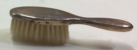 A French silver toy brush.