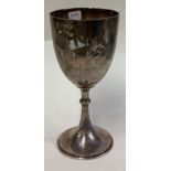 A Victorian silver goblet. London 1885.