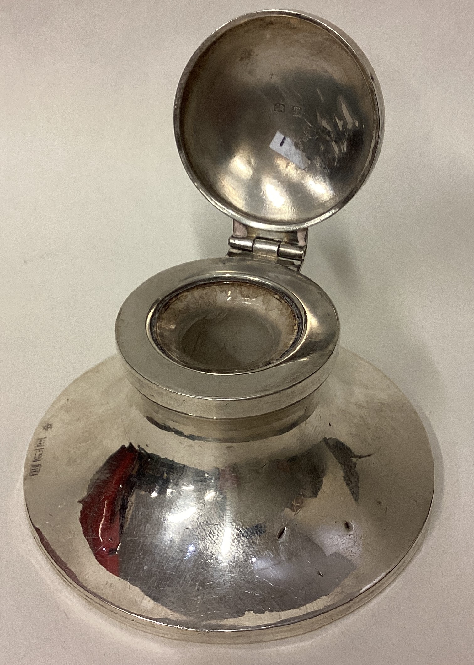 A silver inkwell. - Image 2 of 2