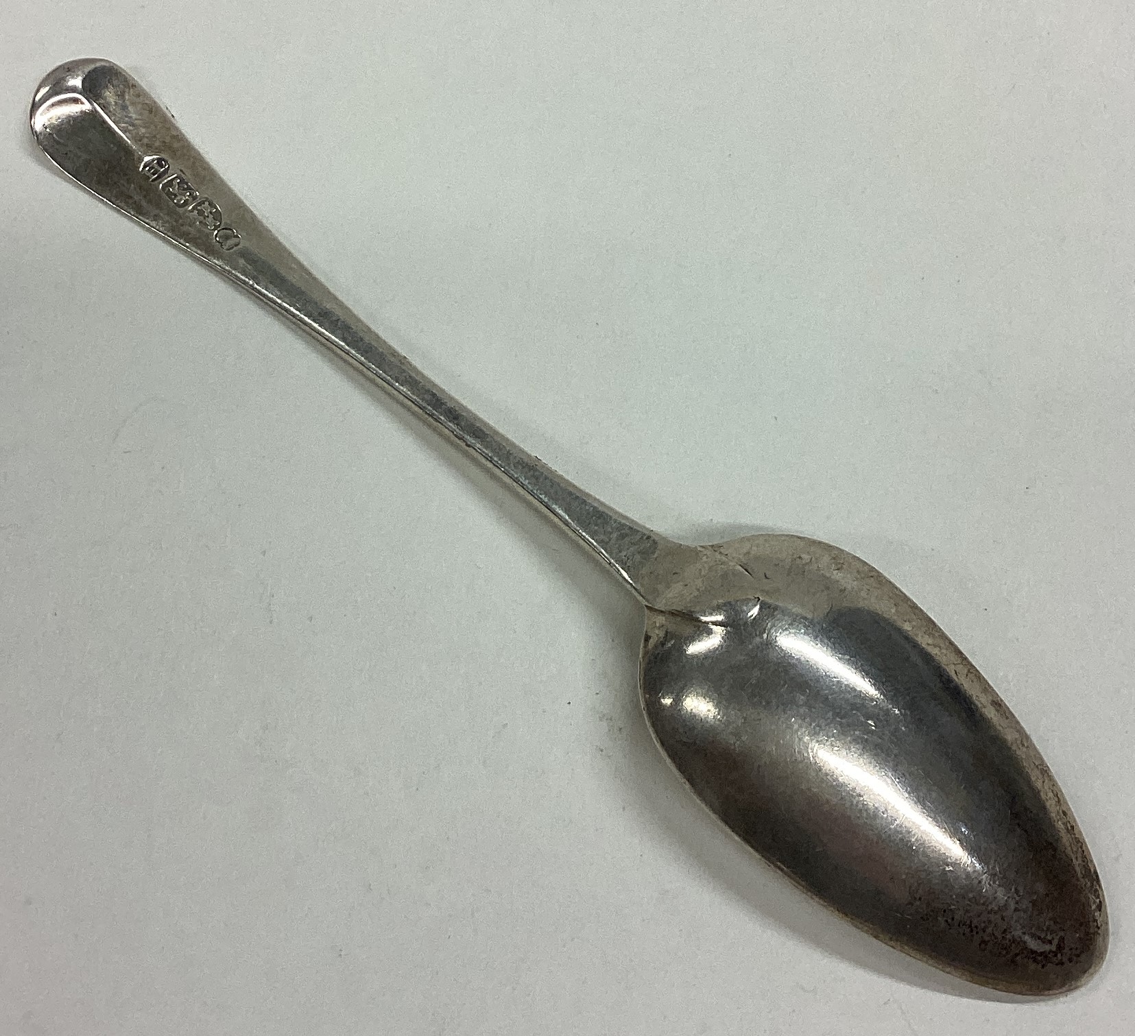 NEWCASTLE: A silver spoon. Circa 1800. - Image 2 of 3
