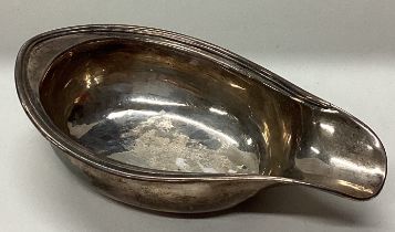 A George III silver pap boat. London 1802.