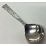 A rare 18th Century Norwegian silver trefid spoon.