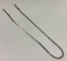 A large silver chain.