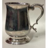 A large and fine 18th Century silver pint mug.