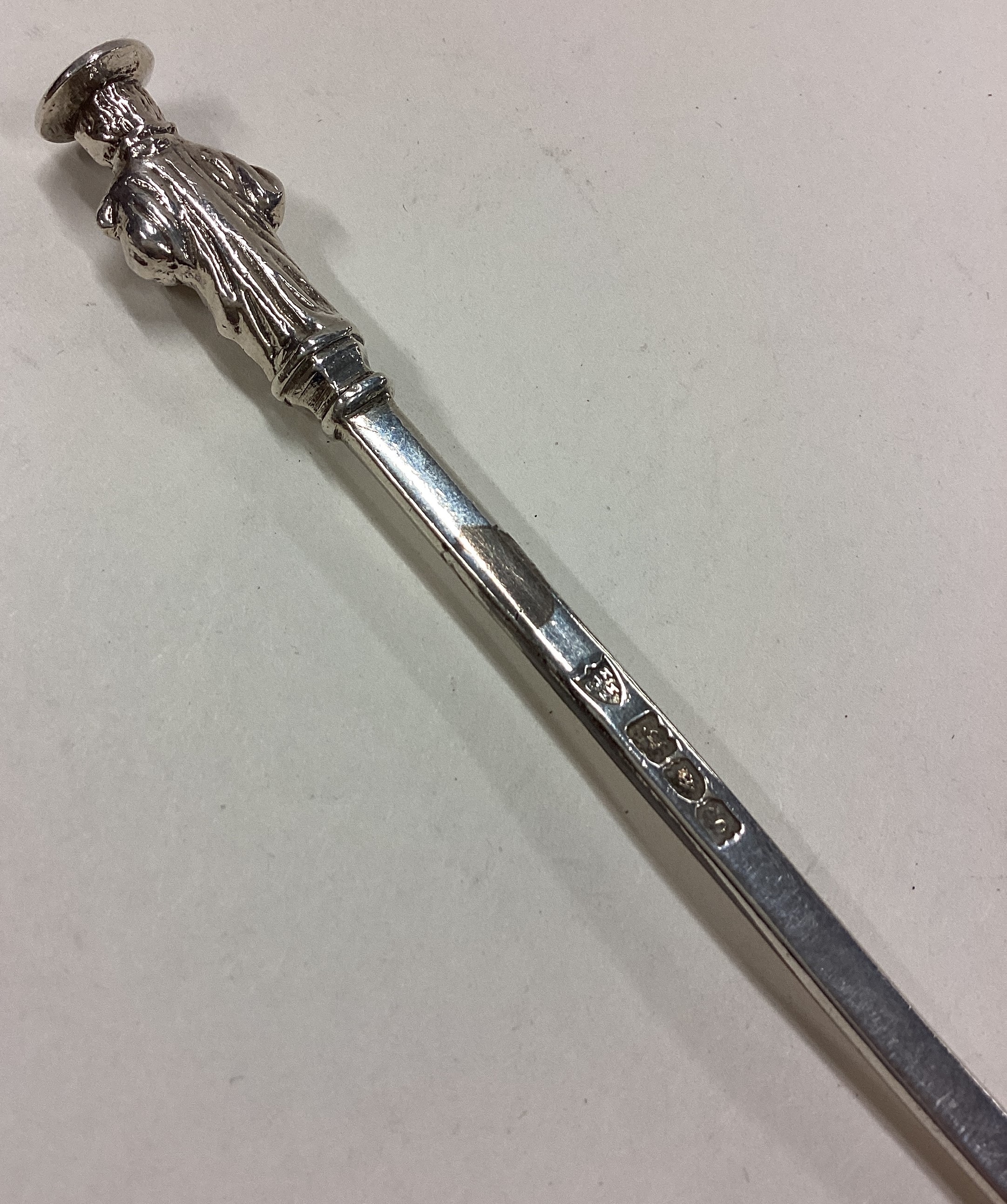 A silver Apostle spoon. London 1902. - Image 3 of 3