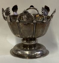 A Continental silver dish.