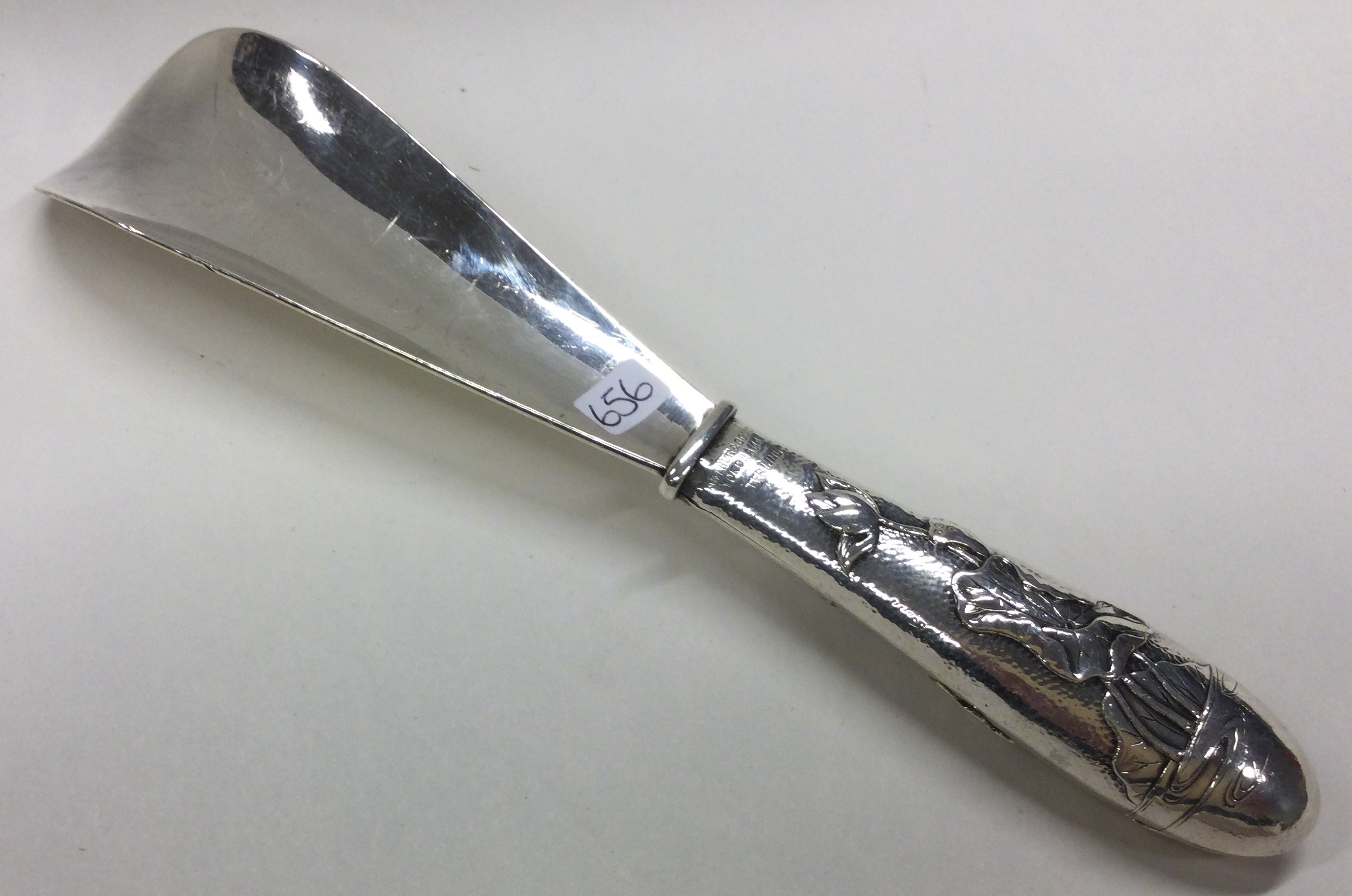 A rare Japanese Sterling silver shoe horn. - Image 2 of 2