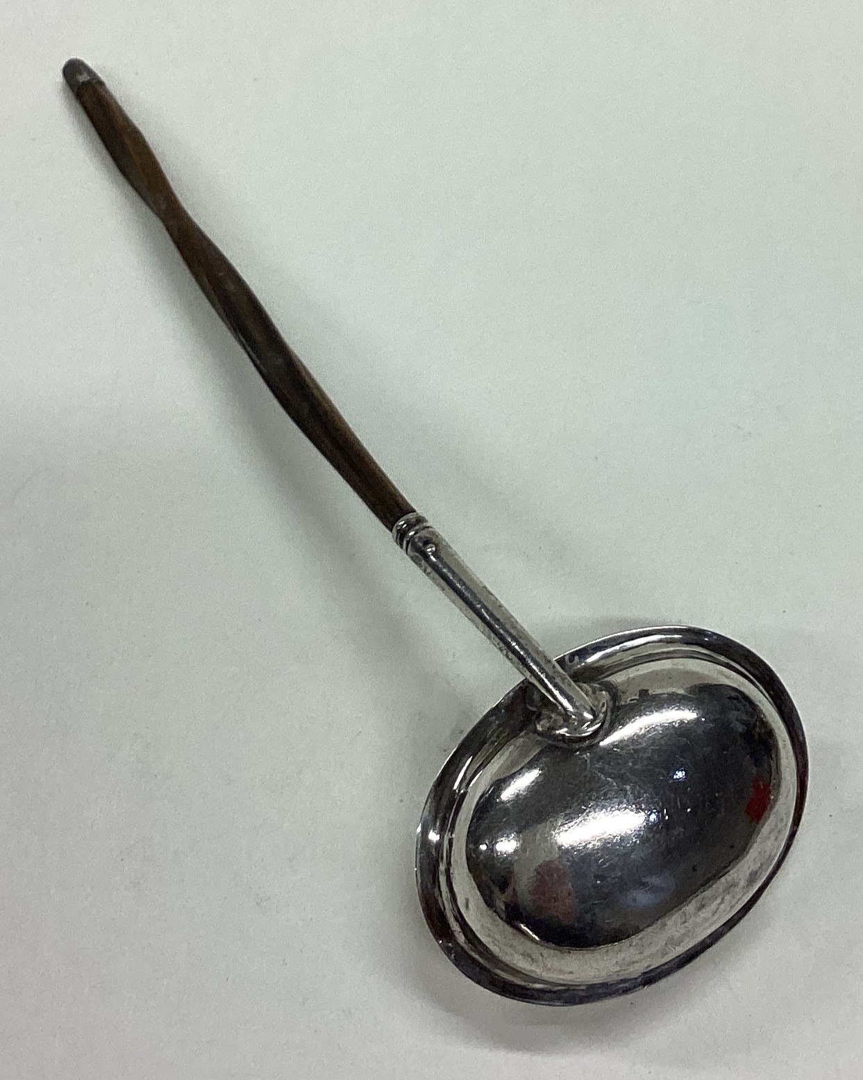 A Georgian silver toddy ladle. - Image 2 of 2