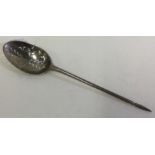 An 18th Century silver mote spoon.