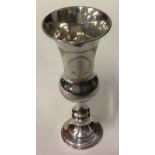 A silver Judaica kiddush cup. Birmingham 1907.